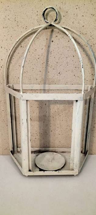 Beautiful Vintage Wrought Iron Open Metal Wall Candle Holder