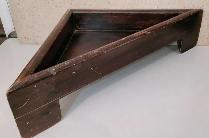 A Corner Wooden Rack