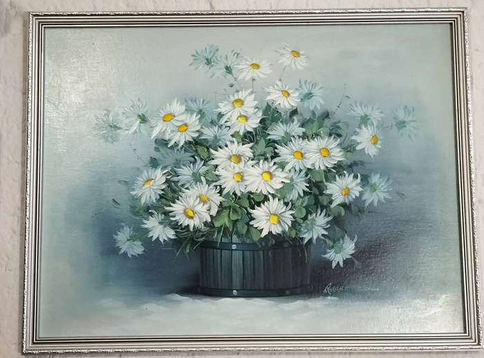A Stunning Large Original Robert Cox (1934-2001) Oil on Canvas. (nr1 of 3)
