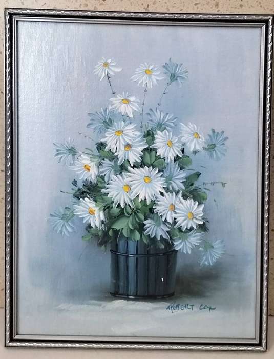 A Stunning Small Original Robert Cox (1934-2001) Oil on Canvas. (nr2 of 3)