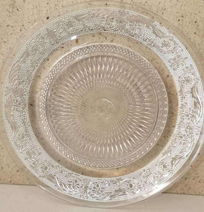 Beautiful Glass Chocolate Serving Plate