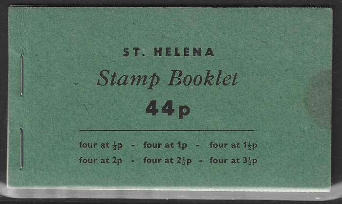 St. Helena booklet SB 3 with INVERTED panes. MNH.