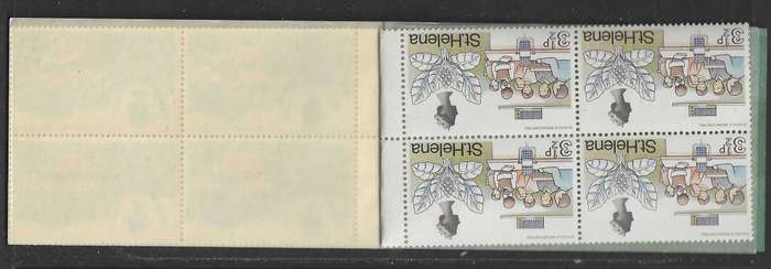 St. Helena booklet SB 3 with INVERTED panes. MNH.