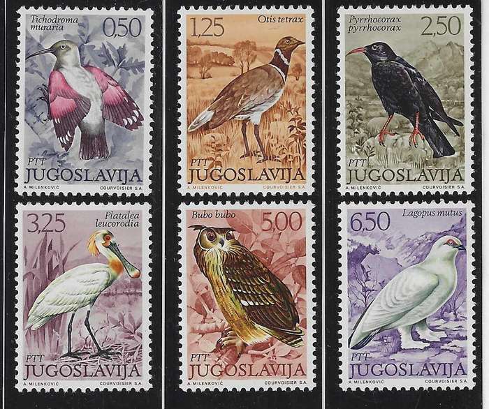 Yugoslavia 1972 set of 6 Superb MNH. SG 1516/21. See below.