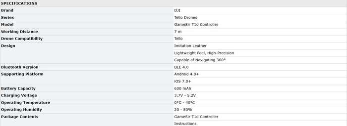 Tello Gamesir T1d controller