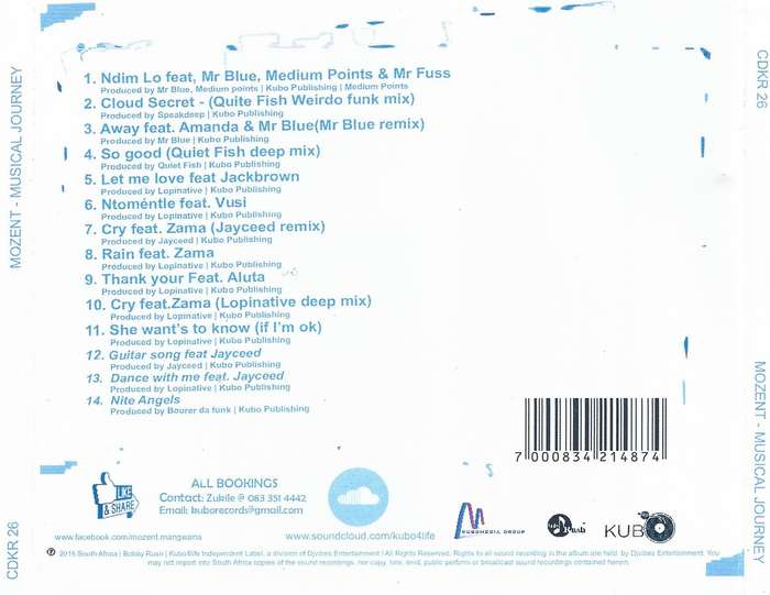 Mozent The Musical Journey - Various Artists (CD, Album)