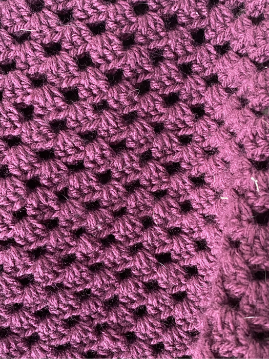 Custom made wool poncho