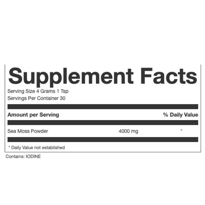 Amazonia Organic Sea Moss Powder 140g