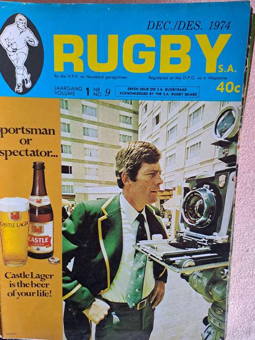 Rugby magazine December 1974 Vol. 1 No.9 See condition