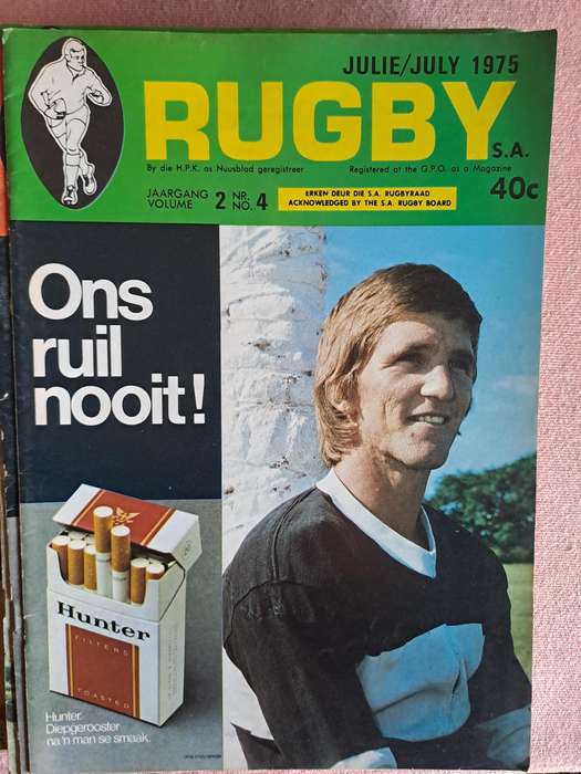 Rugby magazine July 1975 Vol. 2 No. 4 See condition below