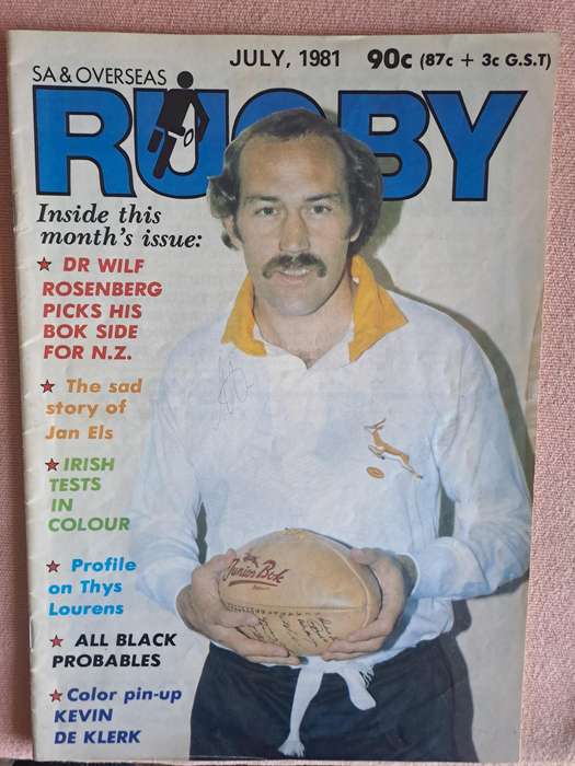 Rugby magazine 'Rugby" July 1981 34pp
