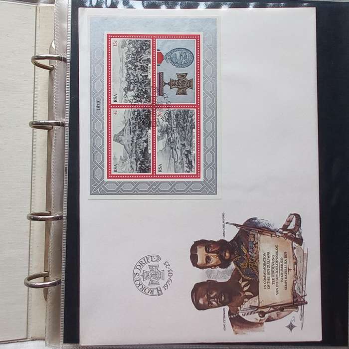 FDC Album - 15 Double-sided Album Pages - Includes RSA Large Format Covers