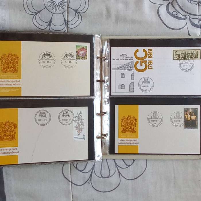 FDC Album - 20 Double-sided Album Pages - Includes RSA FDC's, Comms & Flight Covers