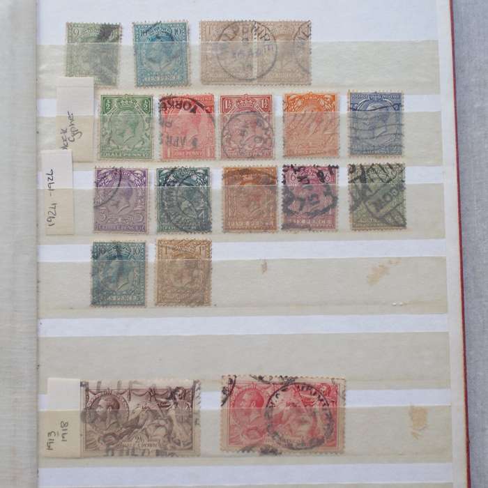 Small "KEK" Stock Book - Great Britain - Good Selection (prior to QEII)