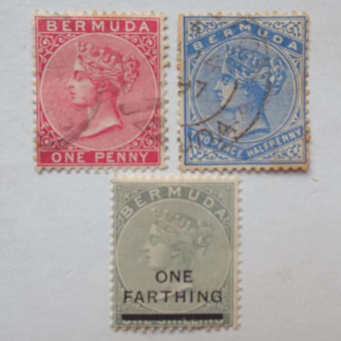 Bermuda - 1865-1901 QV - Selection of Singles - Used/Unused