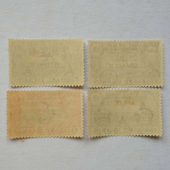 FALKLAND ISLAND DEPENDENCIES "SOUTH SHETLANDS" - 1944 Optd - Part Set of Singles - Unused