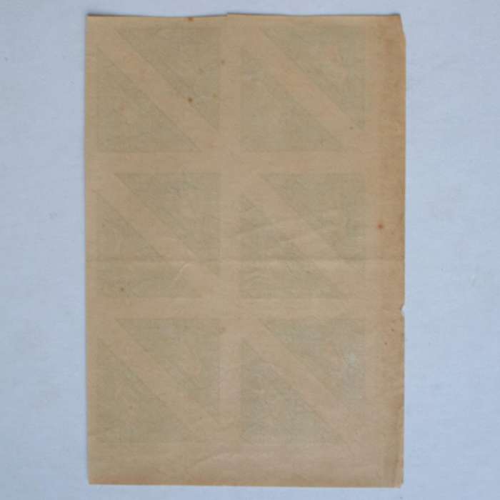 UNION - 1926 Triangulars "Afrikaans" - Sheetlet of 12 with Wide Margins - Unused