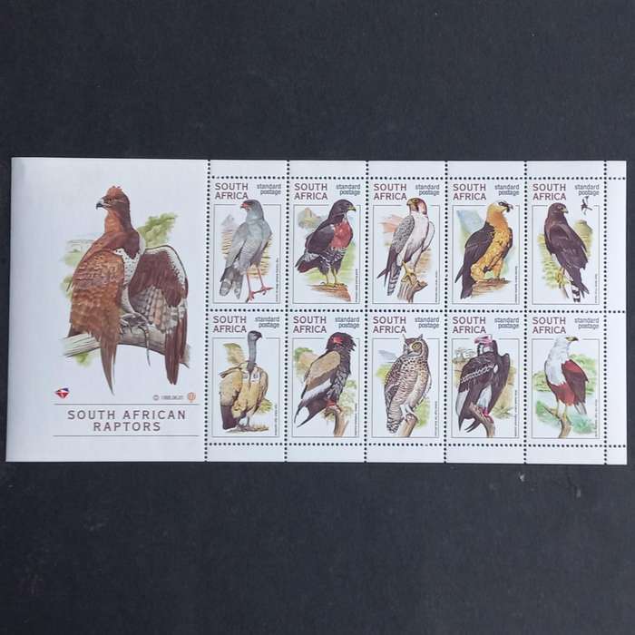 RSA - 1998 S.A. Raptors - Sheetlet of 10 - MNH