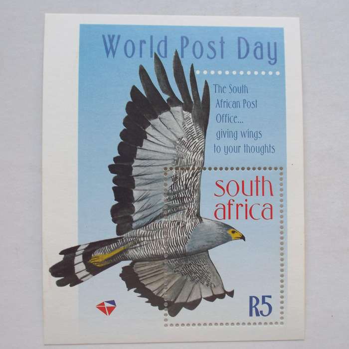 RSA - 1998 World Post Day - Miniature Sheet