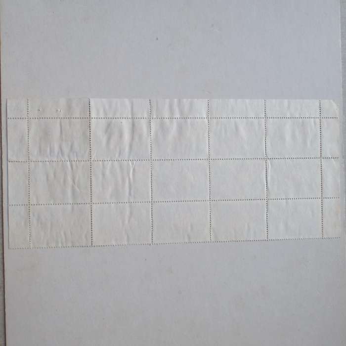 RSA - 2000 7th Defin Issue - 50c - Control Block of 15 - Postally Used