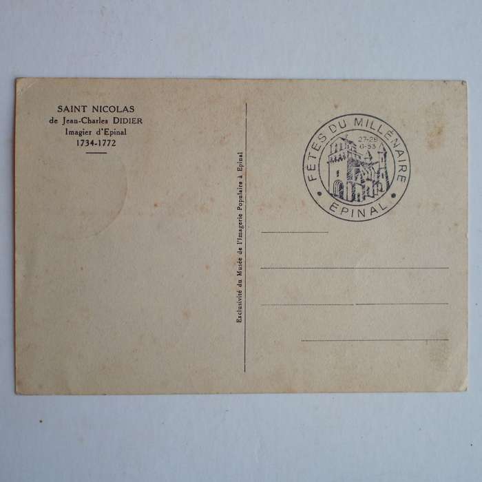 France - 1951 Picture Postcard "Saint Nicolas"