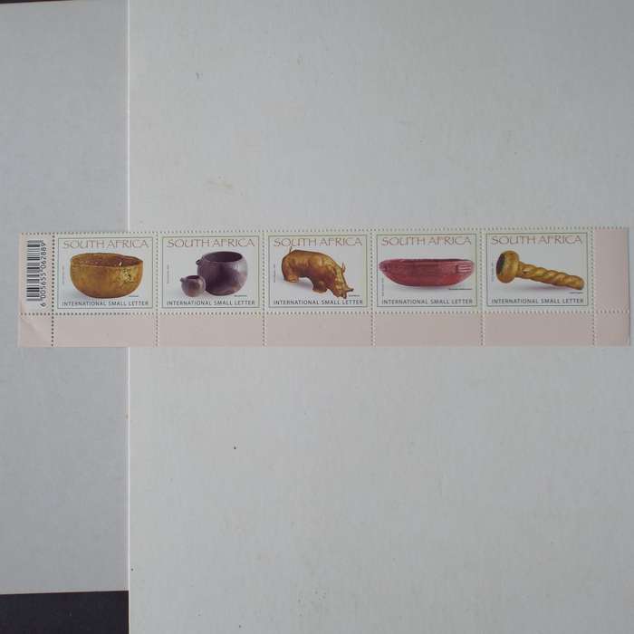 RSA - 2009 Mapungubwe Cultural Landscape - Marginal Setenant Strip of 5 - MNH