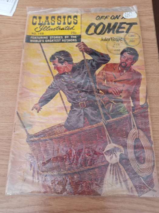 Classics Illustrated No149  : Off on a Comet   Jules Verne