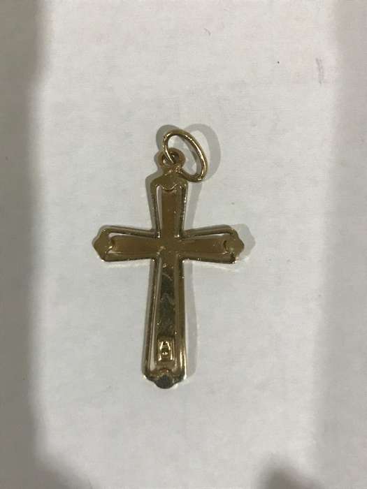 Solid 9ct Gold Cross, Marked 9k