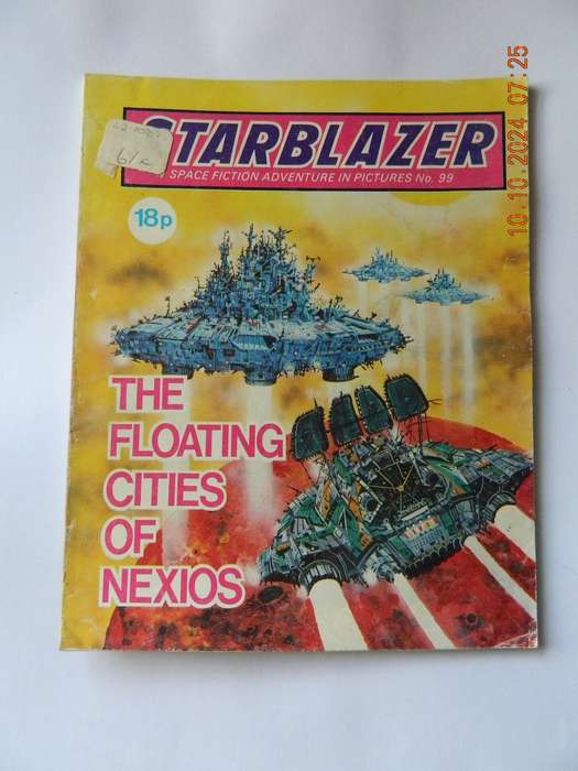 STARBLAZER ADVENTURE IN PICTURES -  NO.  99  -   THE FLOATING CITIES OF NEXIOS