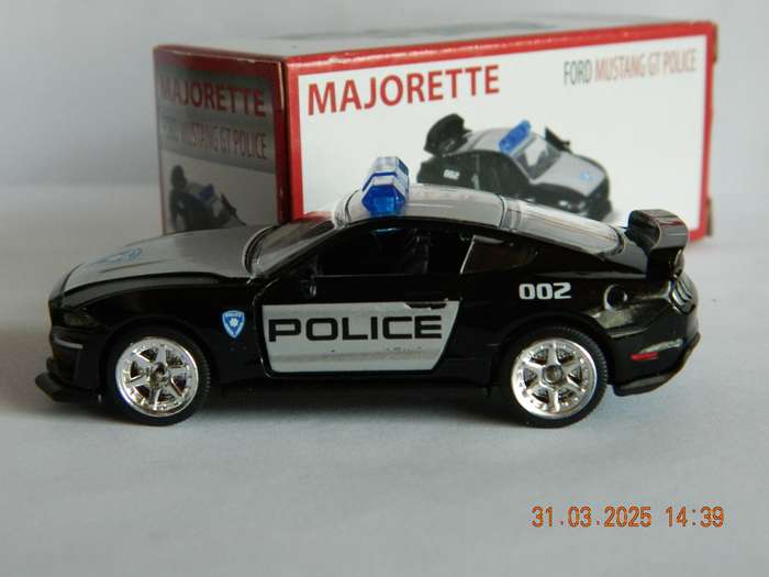 MAJORETTE  -  204D  -  FORD MUSTANG GT POLICE