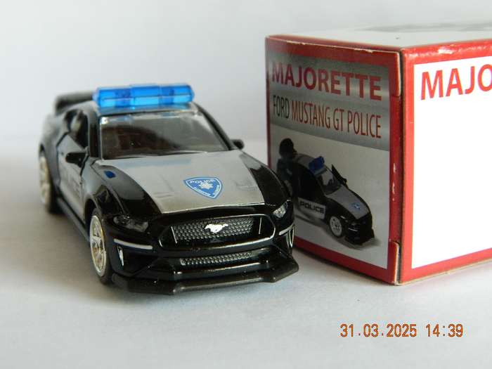 MAJORETTE  -  204D  -  FORD MUSTANG GT POLICE
