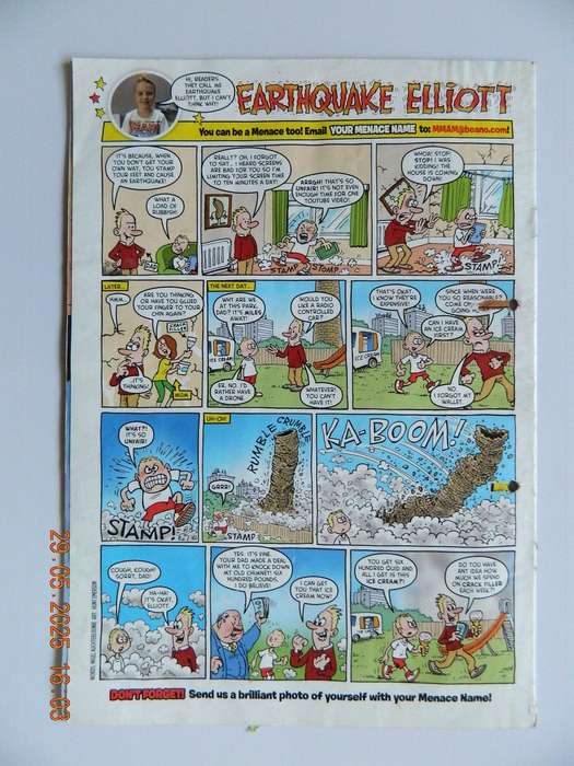 THE BEANO  -  COMIC  -  SOFT COVER