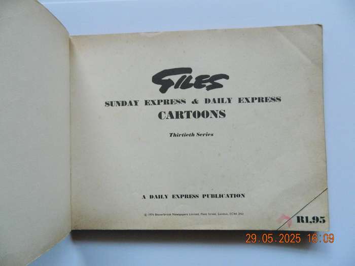 GILES  -  SUNDAY EXPRESS & DAILY EXPRESS  -  CARTOONS  -  THIRTIETH SERIES  -  1975