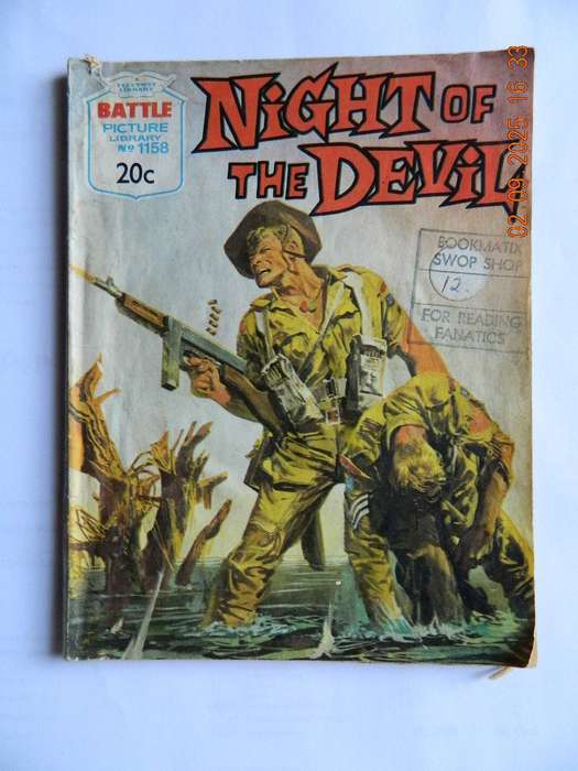 BATTLE PICTURE LIBRARY -  NO.  1158  -  NIGHT OF THE DEVIL