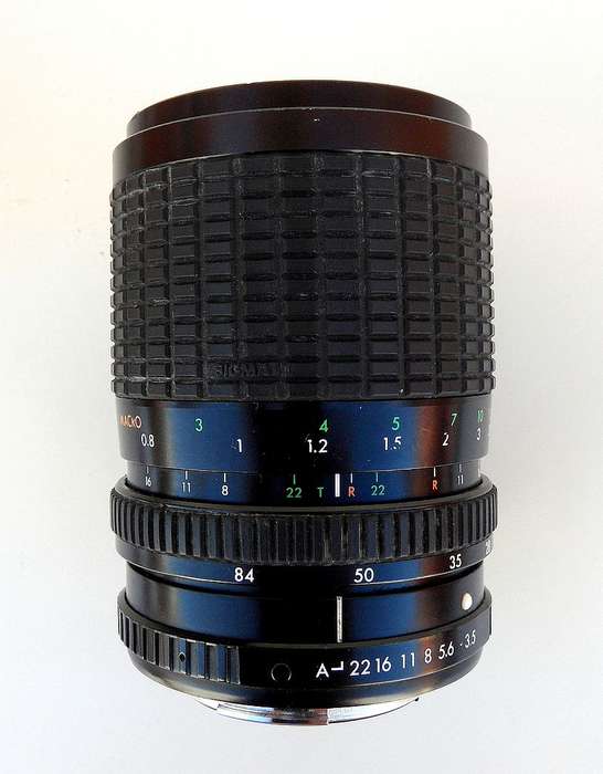 PENTAX CAMERA PROGRAM A ,WITH SIGMA ZOOM LENS 1:3.5-4.5/f 28-48 mm,MULTI-COATED ,WORKING VERY WELL