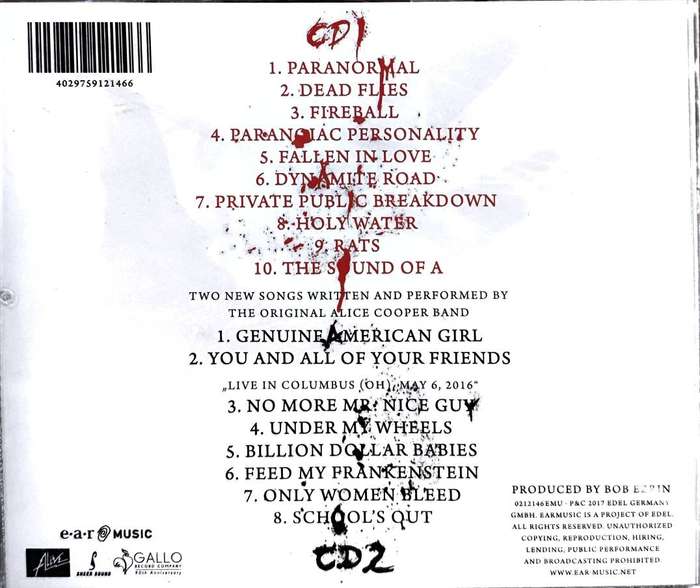 Alice Cooper - Paranormal (CD) [New]