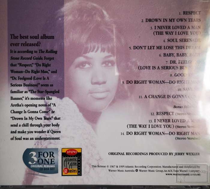 Aretha Franklin - I Never Loved A Man The Way I Love You (CD)