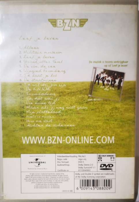 BZN - Leef Je Leven (DVD)