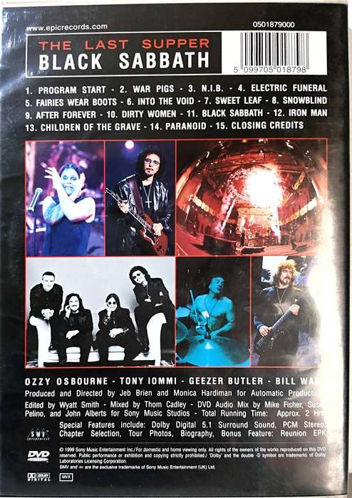 Black Sabbath - The last supper (DVD)