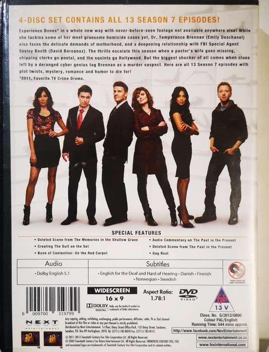 Bones - Season 7 (4-DVD)