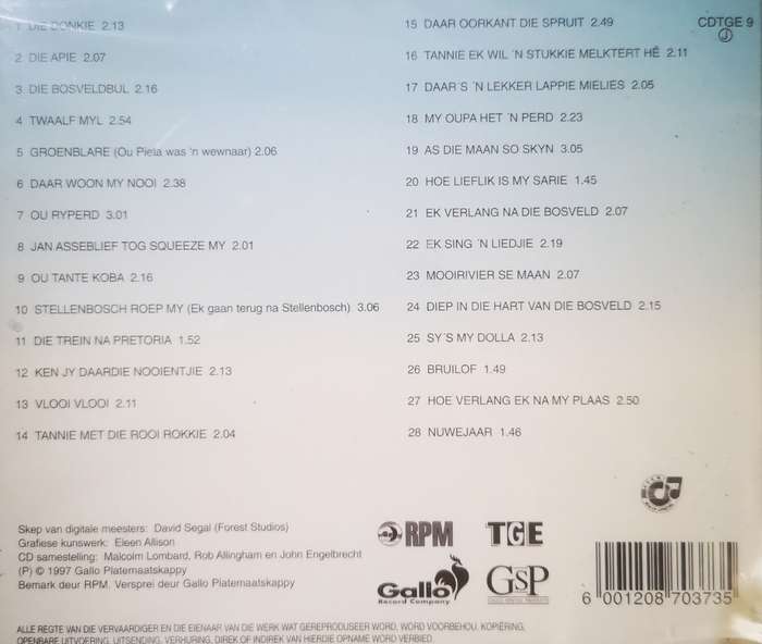 Boeremusiek - Chris Blignaut - So het hulle gesing Vol 2 (CD) [New]