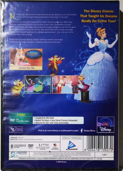 Cinderella (Disney) (DVD) [New]