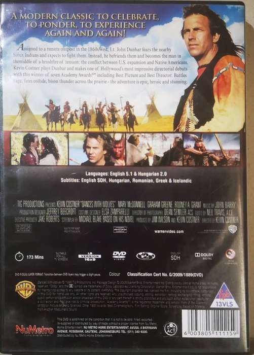 Dances with Wolves (Kevin Costner) (DVD)