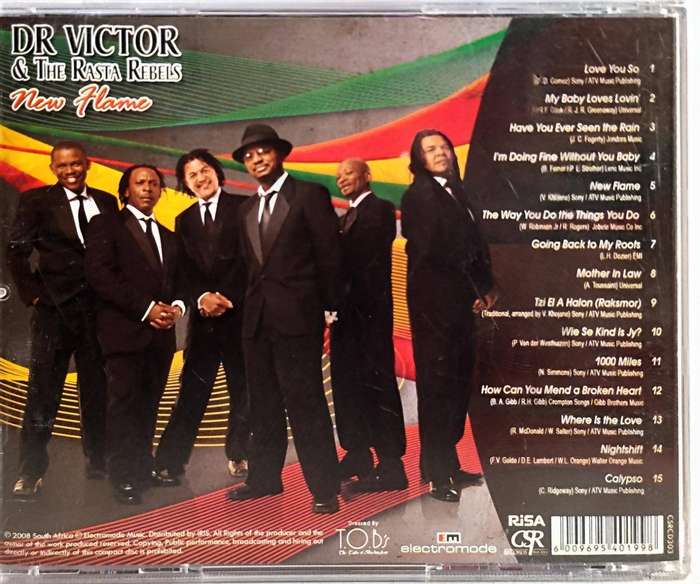 Dr Victor & The Rasta Rebels - New Flame (CD)
