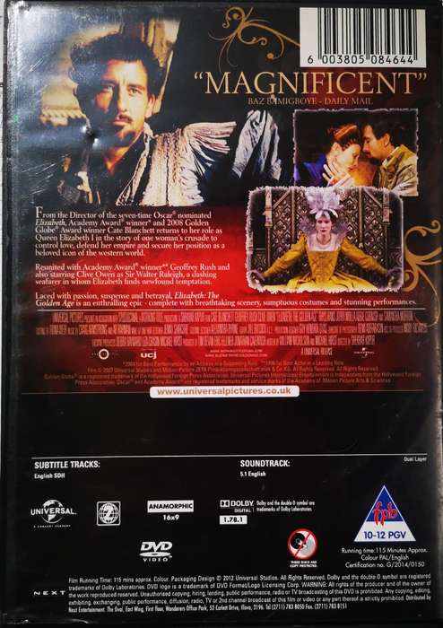 Elizabeth - The Golden Age (DVD)