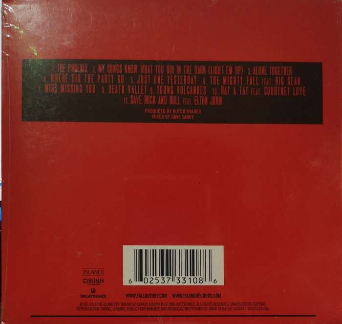 Fall Out Boy - Save Rock And Roll (Digipack CD) [New]