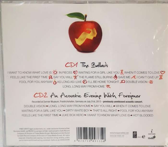 Foreigner - I Want To Know What Love Is - The Ballads (2-CD) [New]