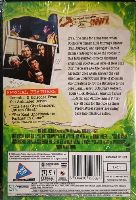 Ghostbusters 2 (DVD) [New]