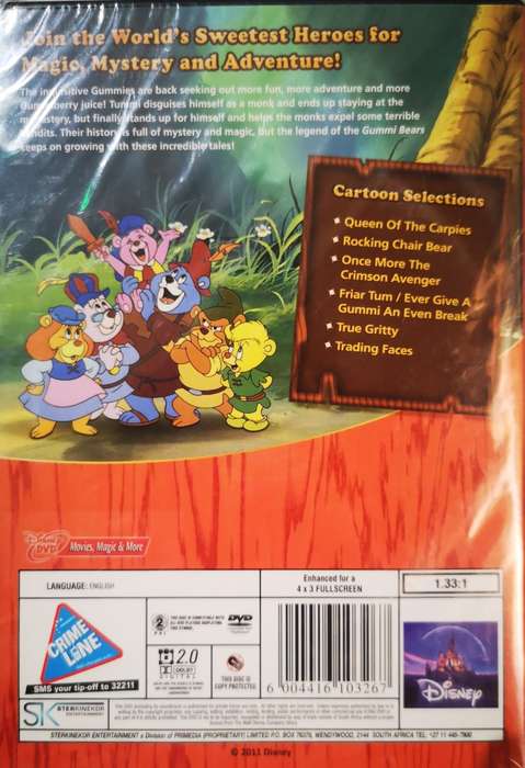 Adventures of the Gummi Bears - Volume 2 Episodes 37-42 (DVD) [New]