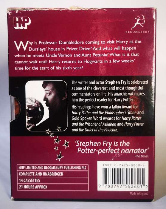 Harry Potter and the Half-Blood Prince - Read by Stephen Fry (14-Cassette)